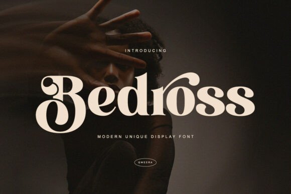 Bedross: An Artistic Display Font for Editorial Design
