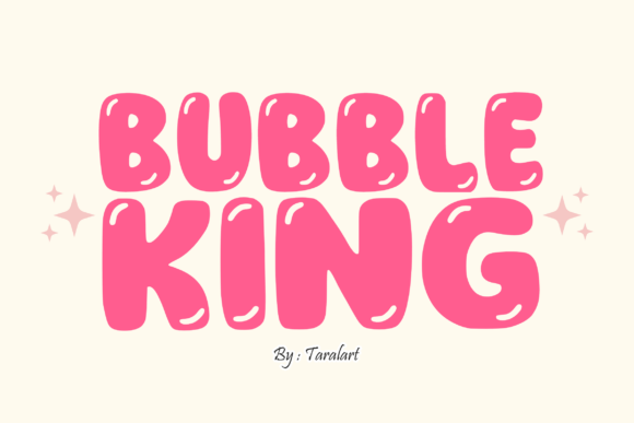 Bubble King Font for Bold Campaigns
