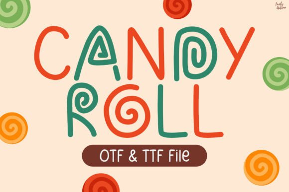 Candy Roll Font: A Playful Display Typeface for Web and Product Design