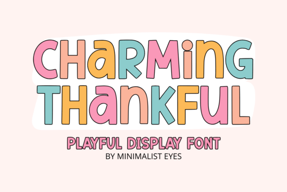 Charming Thankful Display Font for Bold Web Headlines