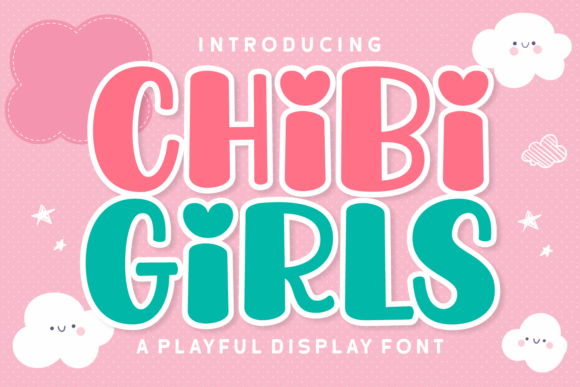 Chibi Girls Font for Creative Design