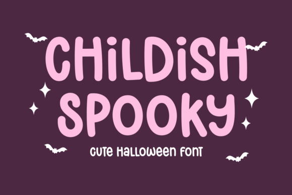 Childish Spooky Font for Festive Campaigns