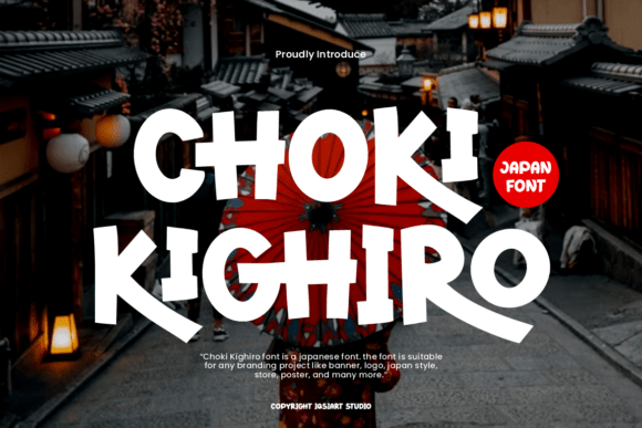 Choki Kighiro Font for Business Branding