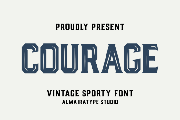 Courage Font for Bold Branding
