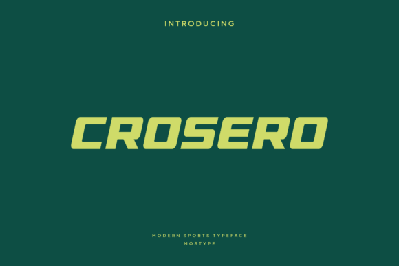 Crosero Font for Bold Branding