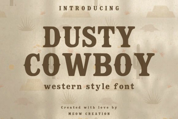 Dusty Cowboy Font for Bold Branding