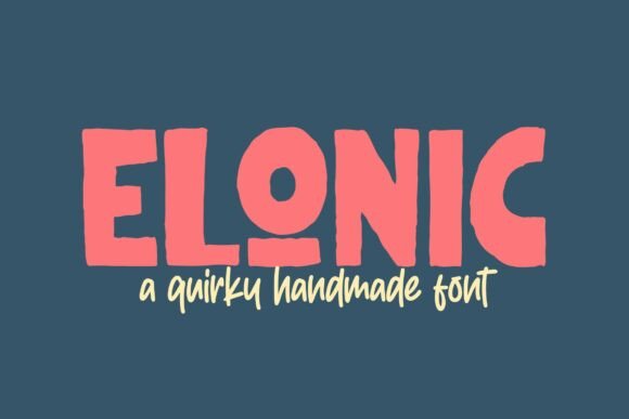 Elonic: A Friendly Display Font