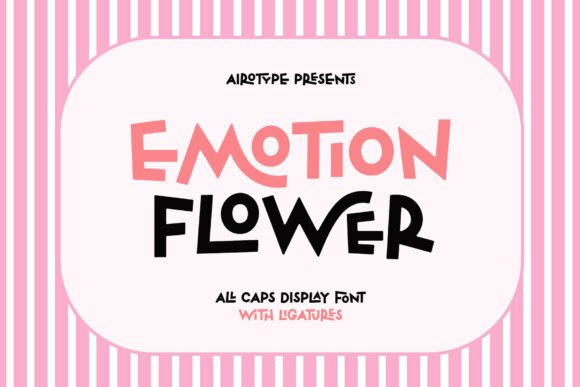 Emotionflower Font for Web Design