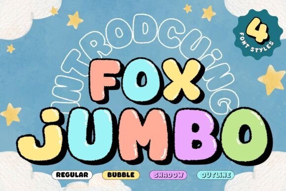 Fox Jumbo: A Playful Display Font for Editorial Design