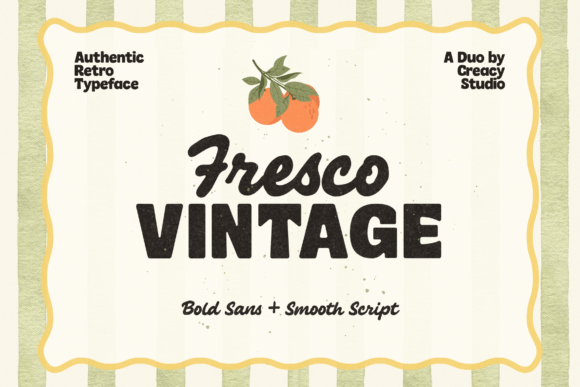 Fresco Vintage Duo Font