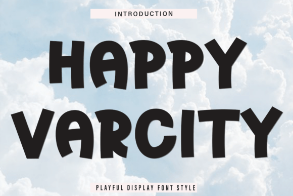 Happy Varcity Font for Creative Design