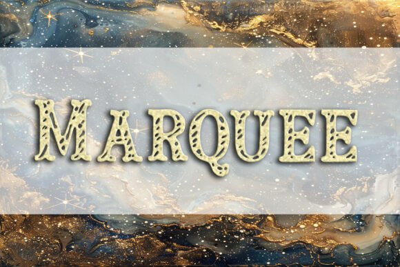 Marquee Font for Web Design