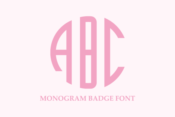 Monogram Badge Font for Campaign Design That Stands Out