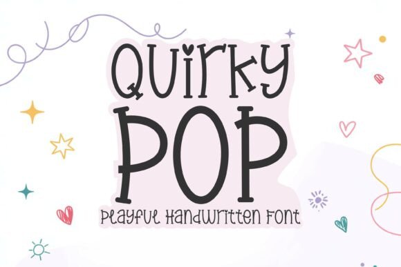 Quirky Pop: A Lively Display Font for Joyful Design