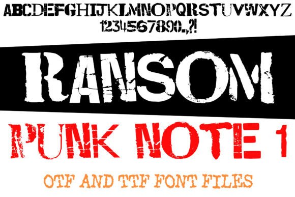 Ransom Punk Note 1 Font