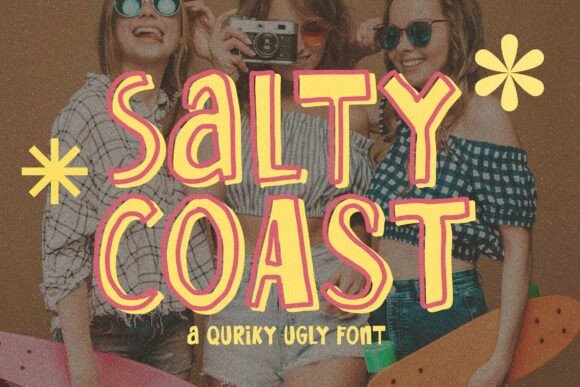 Salty Coast Font for Bold Web Design
