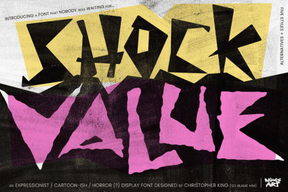 Shock Value Font Review for Web Designers and Digital Creators