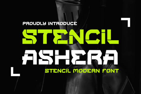 Stencil Ashera: A Bold Display Font for Impactful Design