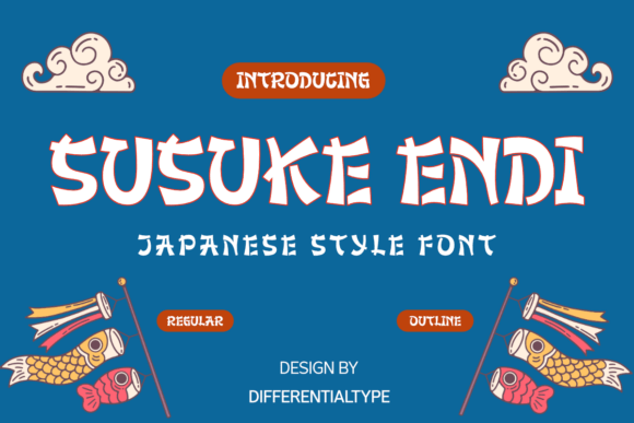 Susuke Endi: A Display Font with Japanese Aesthetic Roots