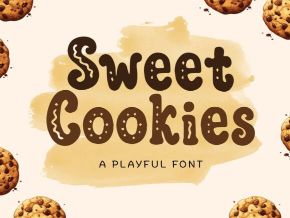 Sweet Cookies Font: A Playful Display Typeface for Modern Web Design