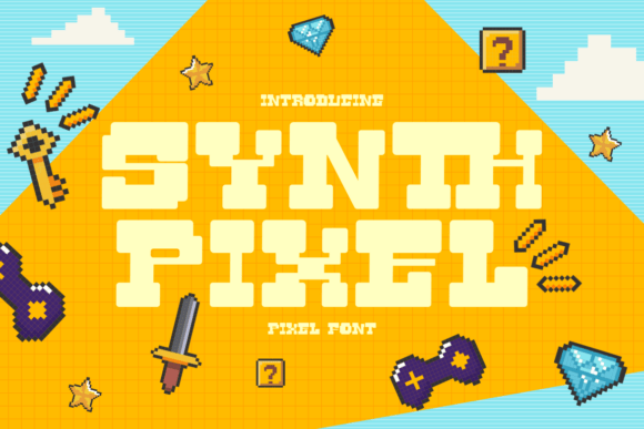 Synth Pixel: A Bold Retro Typeface for Memorable Brands
