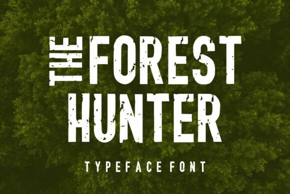 The Forest Hunter: A Bold Display Font for Outdoor-Inspired Web Design