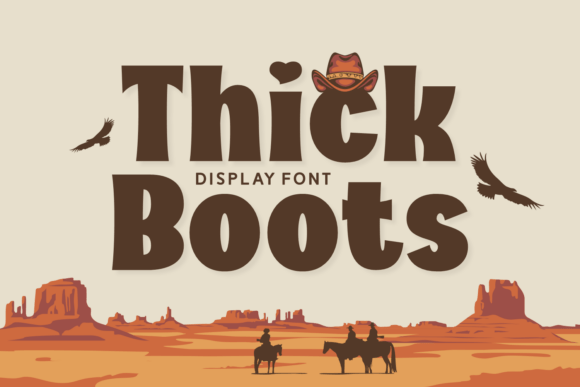 Thick Boots Font for Bold Design