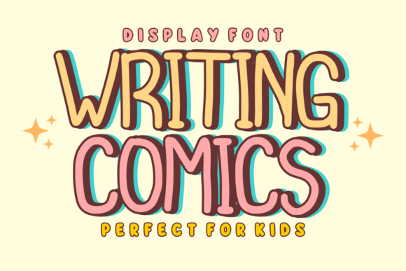 Writing Comics Font: A Handcrafted Display Typeface for Digital Branding