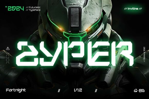 Zyper Font: Bold, Futuristic Design